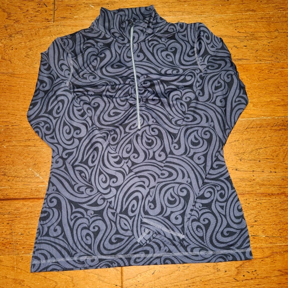 Athleta Luscious Half Zip Running Pullover Top Medium